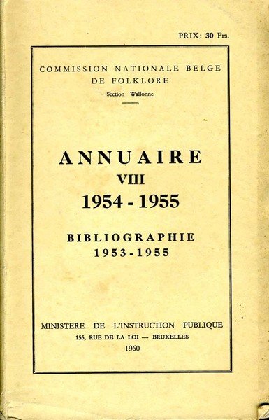 Annuaire Viii 1954-1955