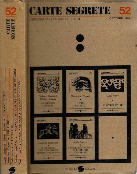 Carte segrete Librivista di letterature e arti