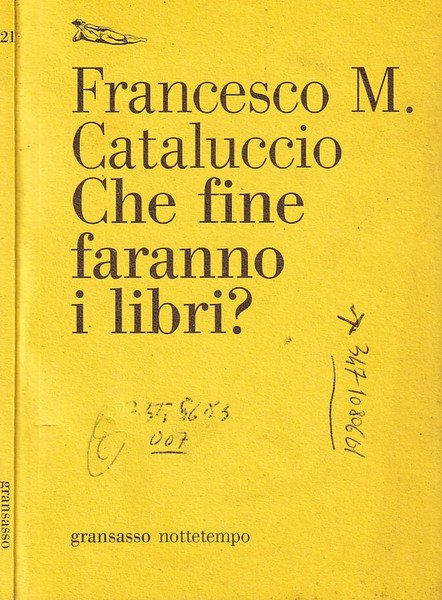 Che fine faranno i libri?