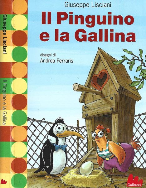 Il Pinguino e la Gallina Disegni di Andrea Ferraris