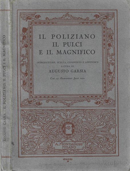 Il poliziano Il Pulci e il Magnifico