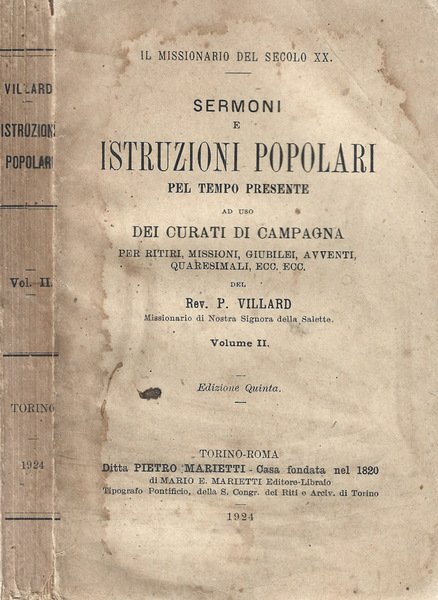 Sermoni e istruzioni popolari