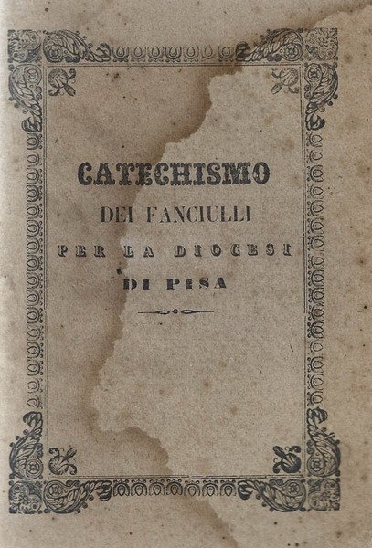 Catechismo dei fanciulli Per la diocesi