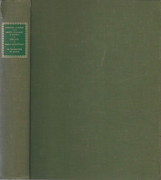 Canti italiani e patrii - Idillio - Canti spirituali - … | Immagine principale