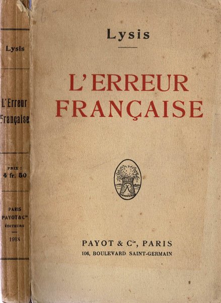 L'erreur francaise