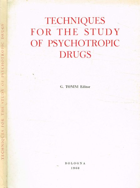 Techniques for the study of psychotropic drugs | Immagine principale