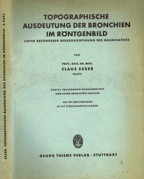 Topographische ausdeutung der bronchien im rontgenbild