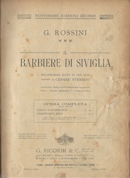 Il barbiere di Siviglia