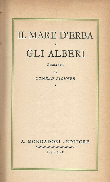 Il mare d'erba- Gli alberi