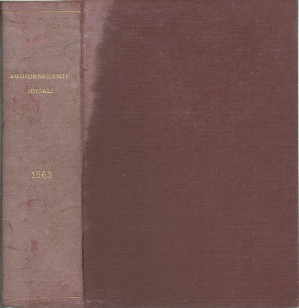 Aggiornamenti Sociali, 1963-Annata Completa | Immagine principale