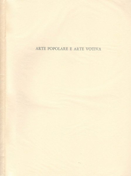 Arte popolare e arte votiva
