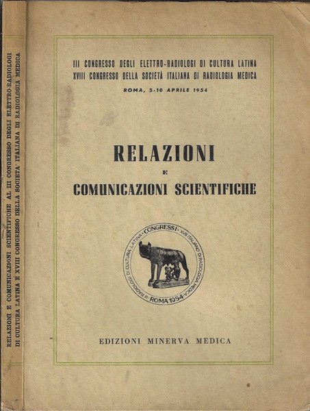 Relazioni e comunicazioni scientifiche