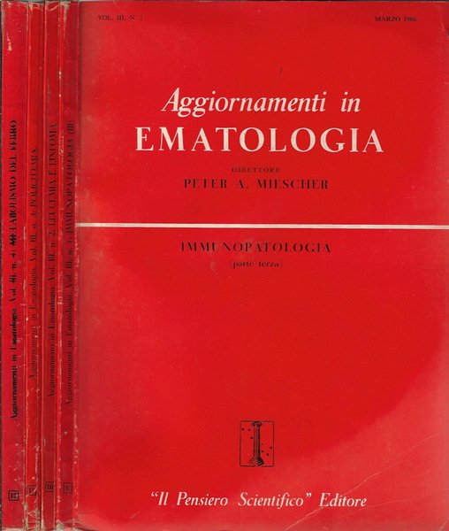 Aggiornamenti in ematologia Anno 1966 Vol. III N° 1, 2, … | Immagine principale