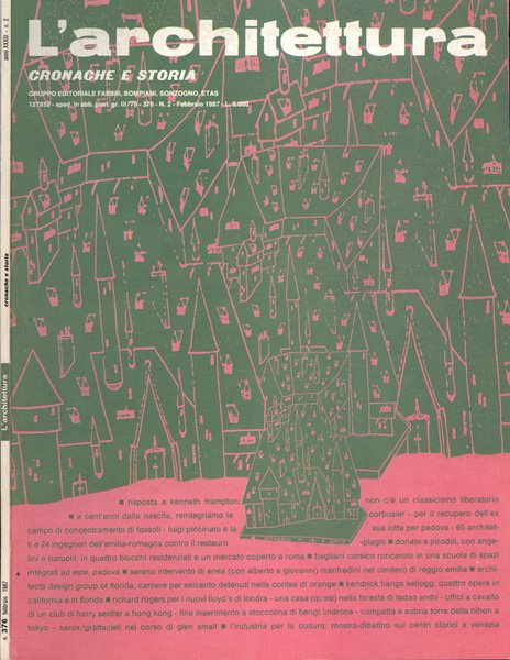 L' architettura Anno XXXIII n. 376 | Immagine principale