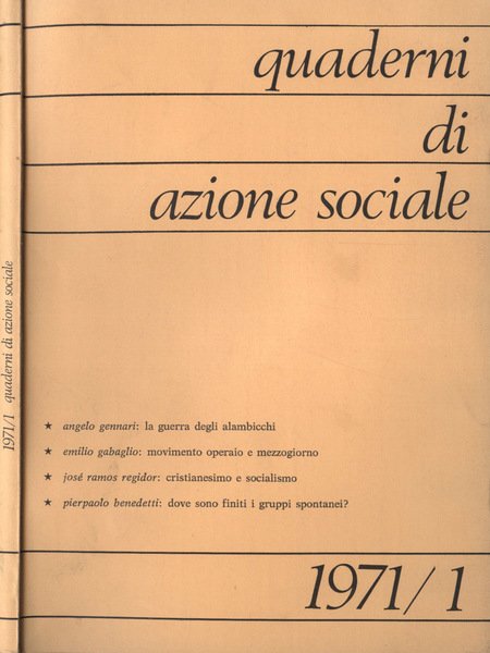 Quaderni di Azione Sociale Anno XXII n. 1