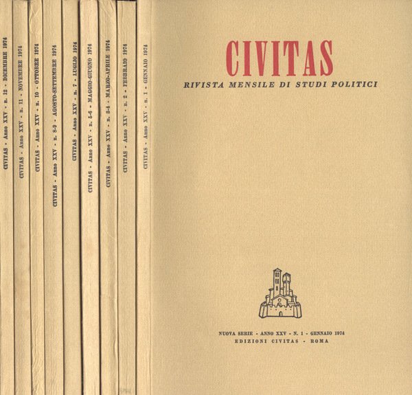 Civitas Anno XXV n. 1, 2, 3 - 4, 5 …