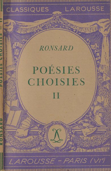 Poesies choisies II (1560-1585) | Immagine principale