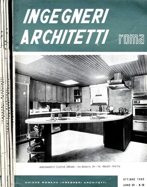 INGEGNERI ARCHITETTI N.1-2 ,4,5,7-8,9,10 DEL 1965