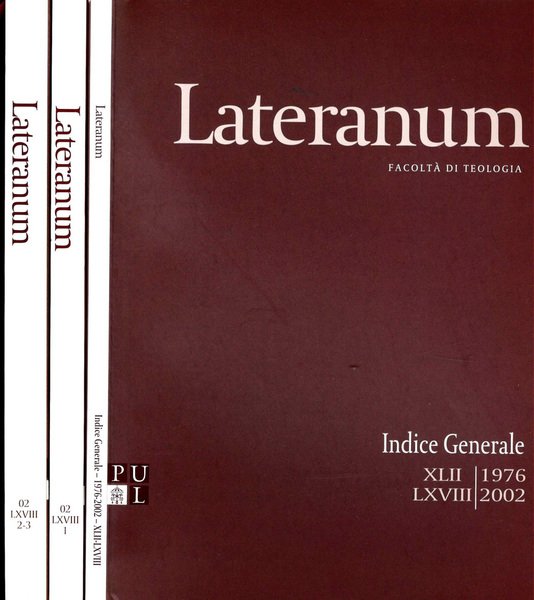 LATERANUM N.I II III DEL 2002
