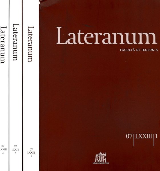 LATERANUM N.I II III DEL 2007