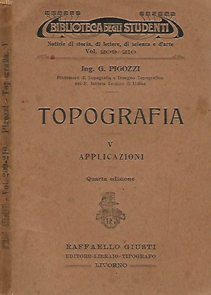 Topografia vol. V - Applicazioni