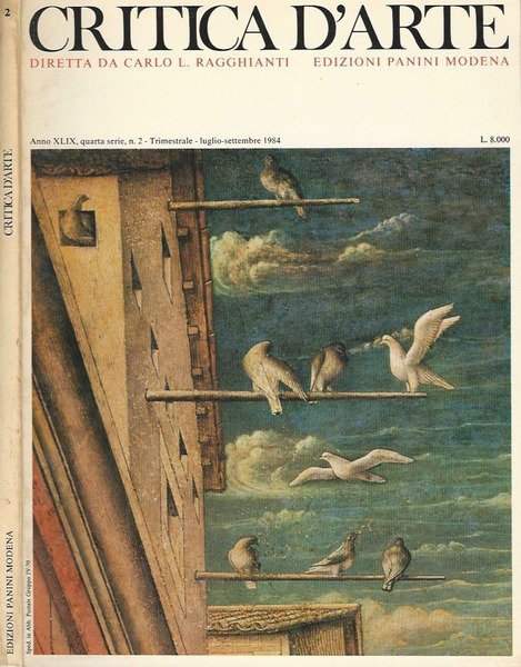 Critica d'arte - Anno XLIX, quarta serie, n. 2 - …