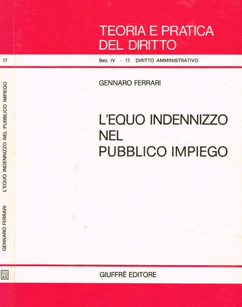 L'equo indennizzo nel pubblico impiego