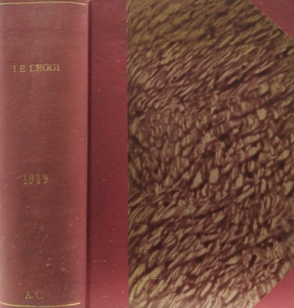 Le Leggi. Anno 1949 I decreti secondo l'ordine della inserzione …