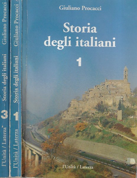 Storia degli italiani Vol. I, III