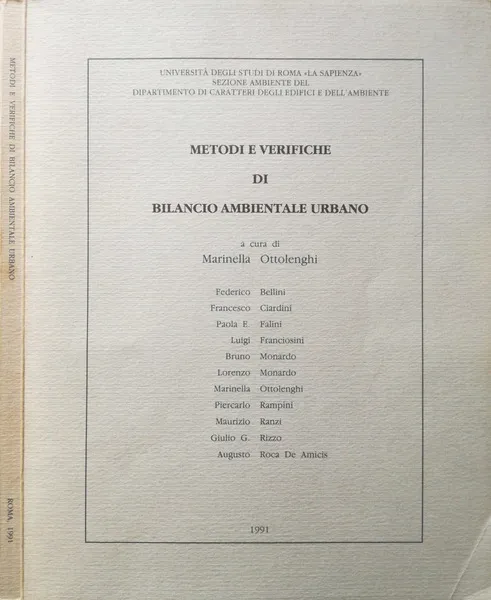 Metodi e verifiche di bilancio ambientale urbano | Immagine Gallery 1