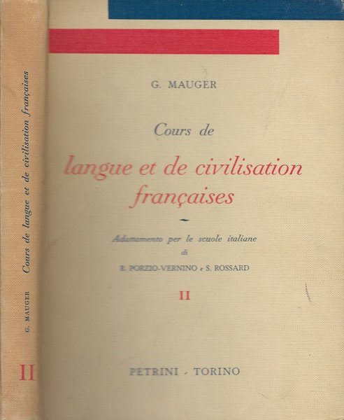 Cours de langue et de civilisation francaises