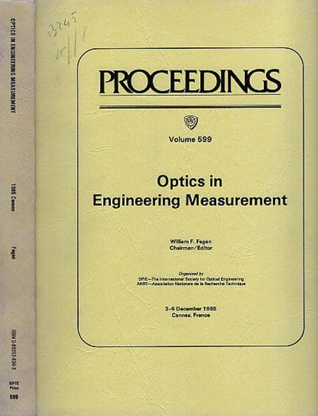 Optics in Engineering Measurement