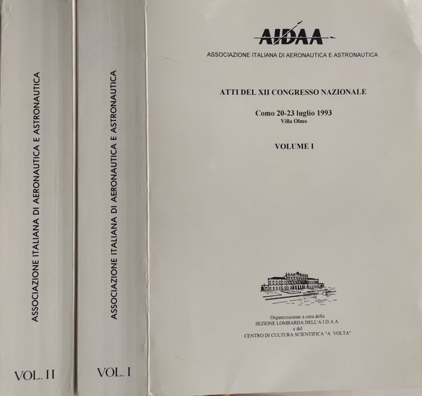 Atti del XII congresso Nazionale Vol I-II Como 20-23 luglio …