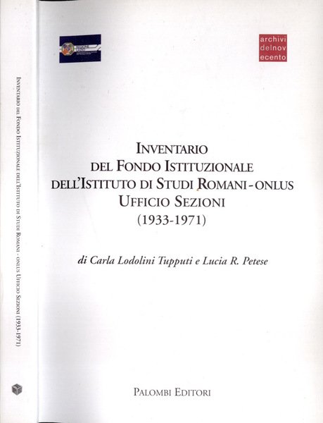 Inventario del fondo istituzionale dell' Istituto di Studi Romani - …