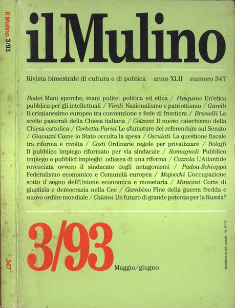 Il Mulino Anno XLII n. 3 - 93