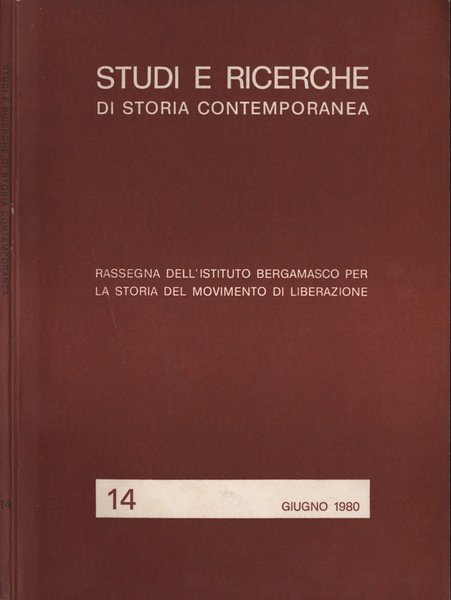 Studi e ricerche di storia contemporanea n. 14
