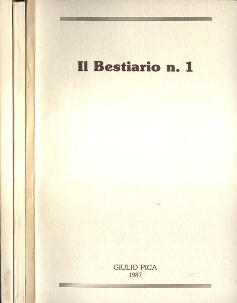 Il Bestiario n. 1 - 2 - 3