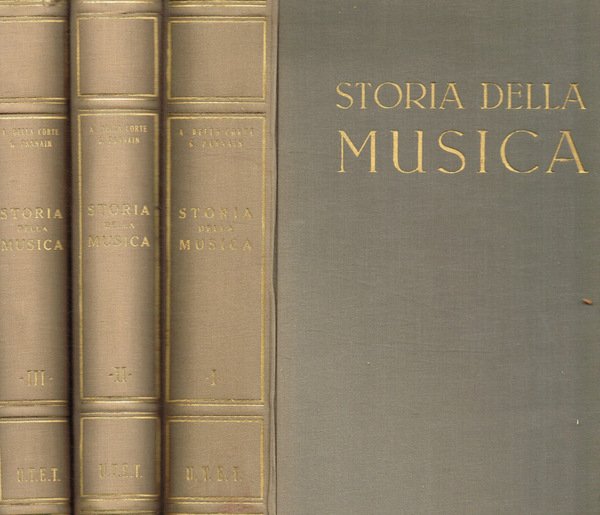 Storia della musica. 3voll. I-Dal medioevo al Seicento. II-Il Settecento …