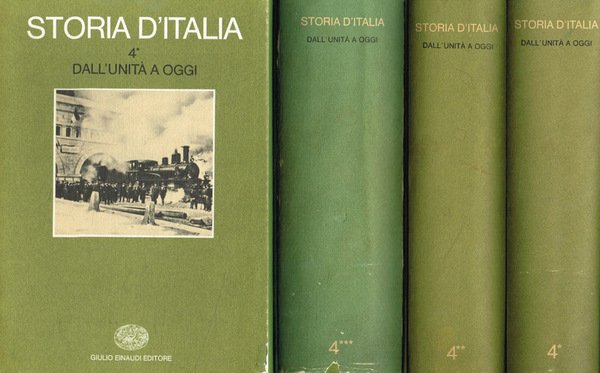 Storia d'Italia. Dall'unità a oggi. 3Voll.