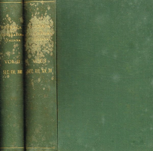 Manuale della letteratura italiana 2 volumi Vol.1/I-II-III, vol.2, vol.3/I