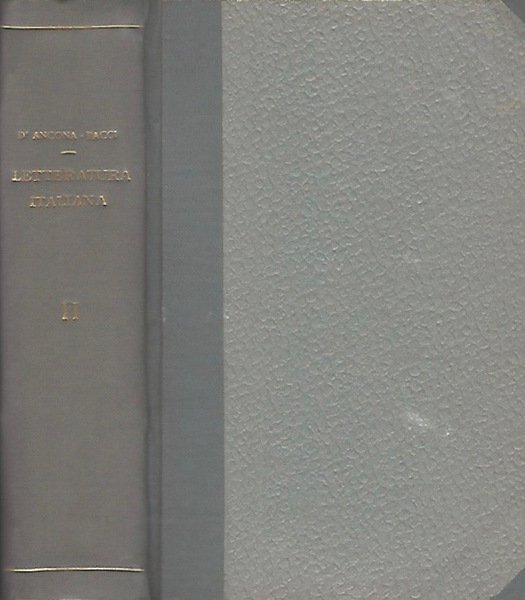 Manuale della Letteratura Italiana - Vol. II