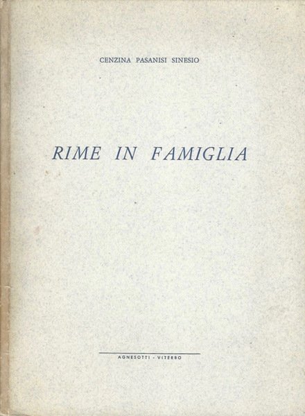 Rime in famiglia