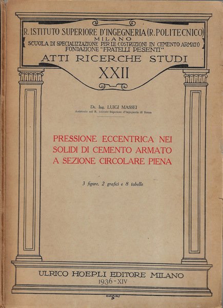 Pressione eccentrica nei solidi di cemento armato a sezione circolare …