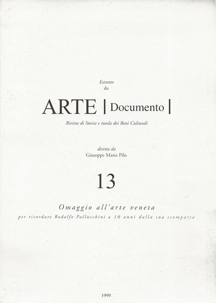 Empty chairs (Estratto da Arte-Documento. Rivista di Storia e tutela …