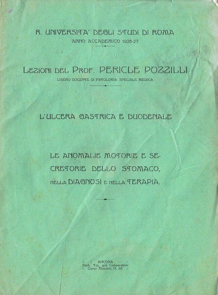 L'Ulcera Gastrica e Duodenale