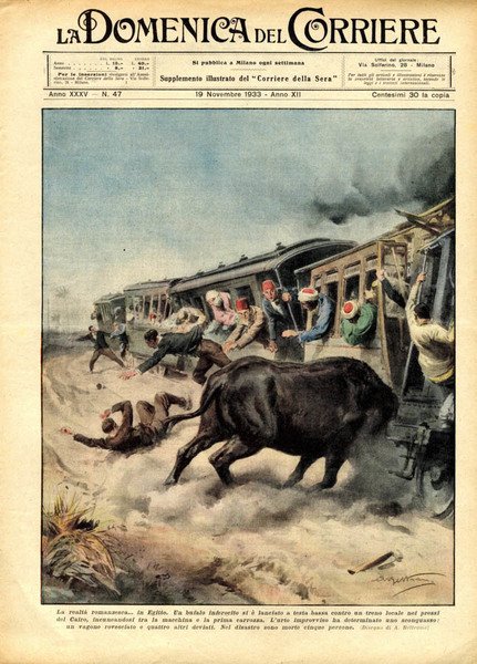 LA DOMENICA DEL CORRIERE N.47 DEL 19 NOVEMBRE 1933