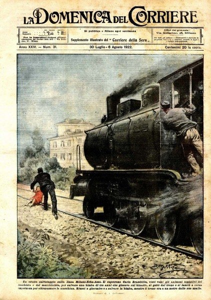 LA DOMENICA DEL CORRIERE N.31 DEL 30 LUGLIO-6 AGOSTO 1922