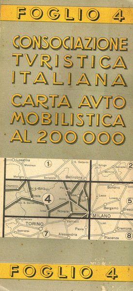 Carta automobilistica al 200.000. Foglio 4