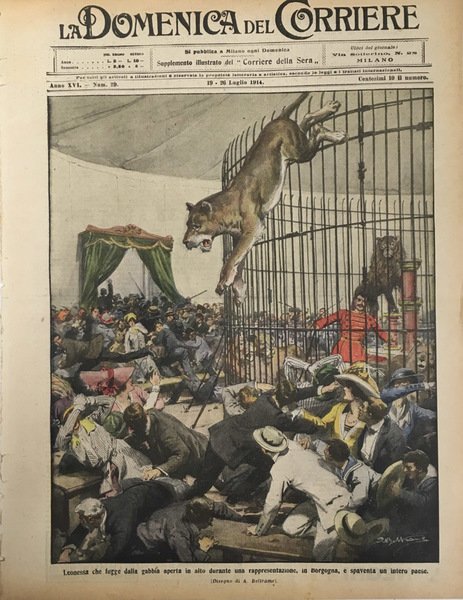 La Domenica del Corriere N. 29 19-26 luglio del 1914