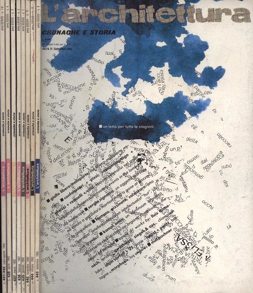 L' architettura Anno XXXVIII nn. 435 - 436 - 437 …